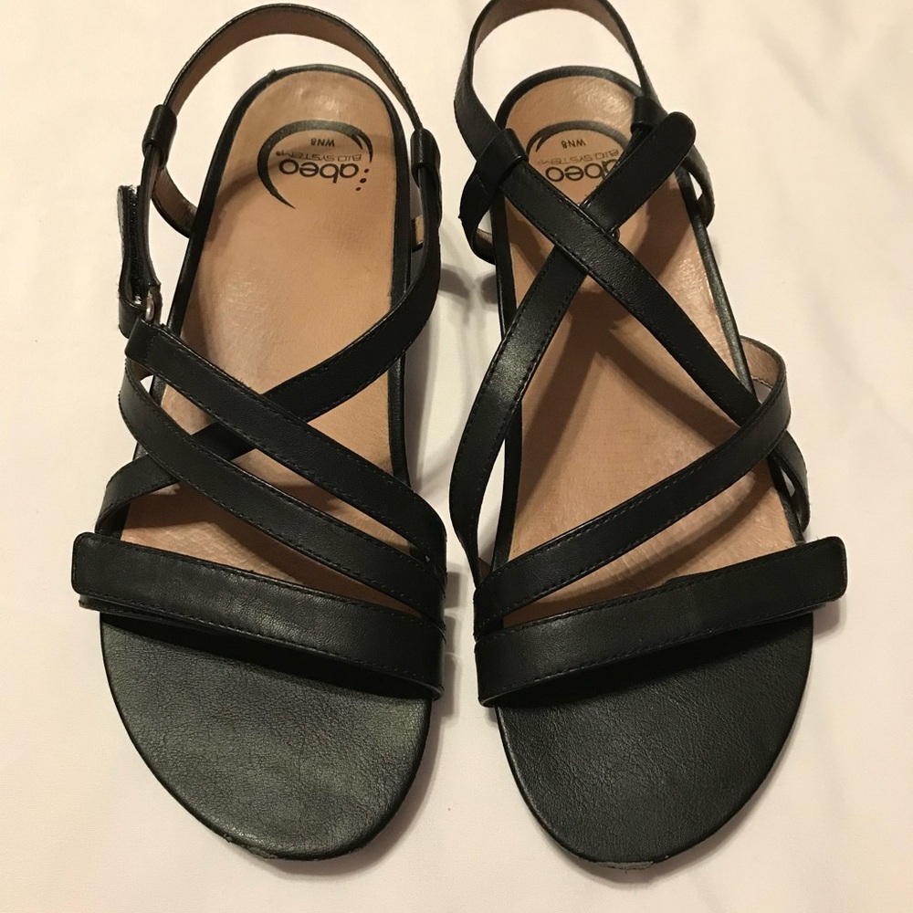 Abeo black sandal